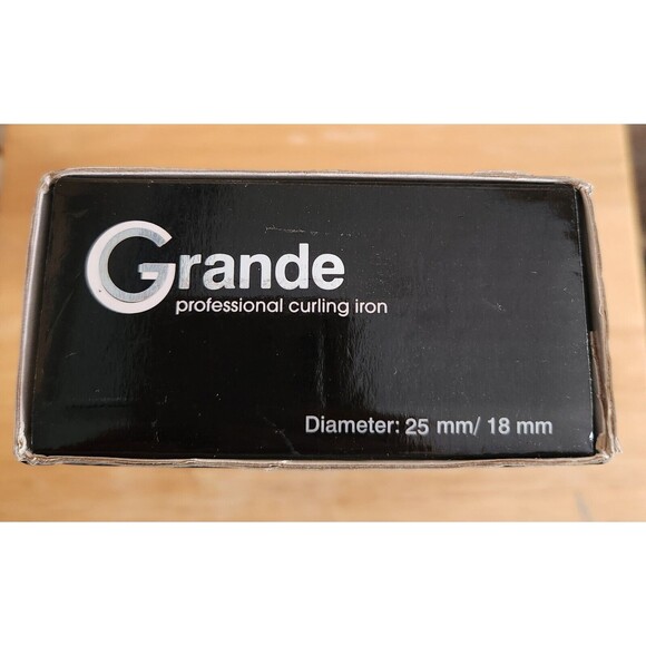 HerStyler Grande Pro Curling Iron Black 18-25mm-Great Gift Wand Curl - Picture 4 of 7